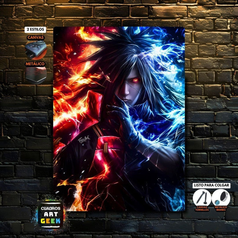 Madara arte digital Cuadro Naruto Shippuden anime - AI